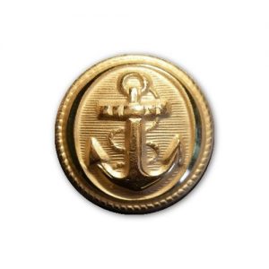 Boutons doré avec ancre Marine Nationale