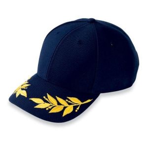 Casquette avec laurier sur visière