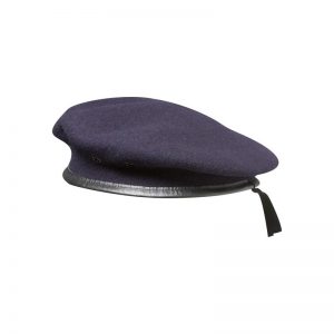 Béret bord en cuir
