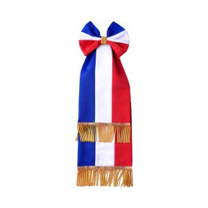 Cravate tricolore pour drapeaux