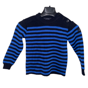 Pull Dalmard Enfant - Bleu Marine/ Bleu Gitane