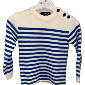 Pull Dalmard Enfant - Ecru/Gitane