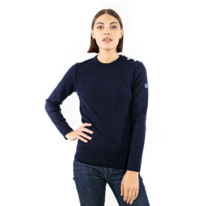 Pull Royal Mer Femme -Bleu Marine - Laine Mérinos