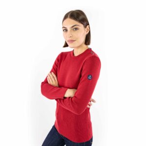 Pull Royal Mer Femme - Rouge - Laine Mérinos